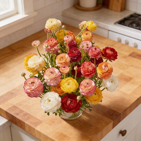 Tecolote Picotee Mixture, Ranunculus - 20 Bulbs image number null